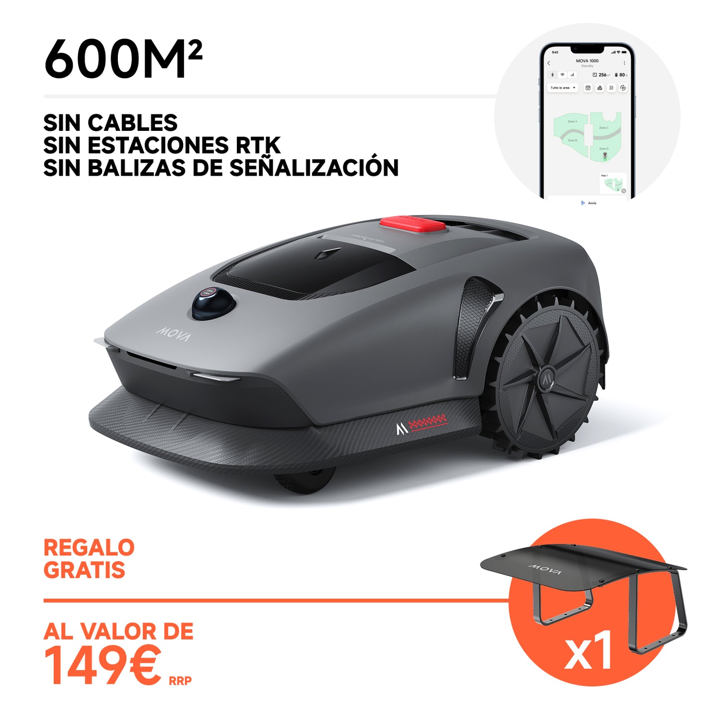 MOVA 1000 y MOVA 600 Robot cortacésped